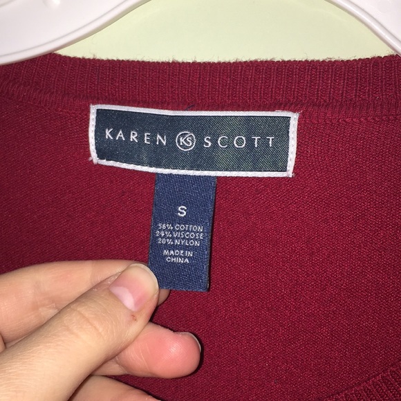 Beautiful ruby red cardigan - Picture 2 of 4